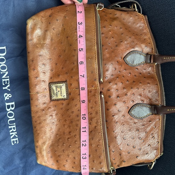 Dooney & Bourke brown ostrich purse - Picture 16 of 16